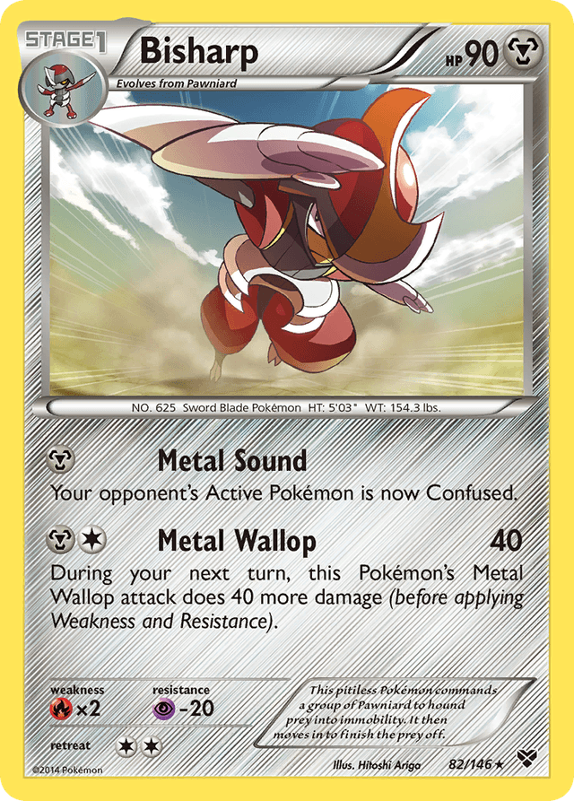 Carta Bisharp 82/146 do set XY — Pokémon TCG | Bynx