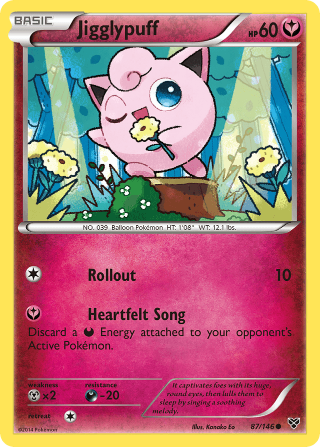 Carta Jigglypuff 87/146 do set XY — Pokémon TCG | Bynx