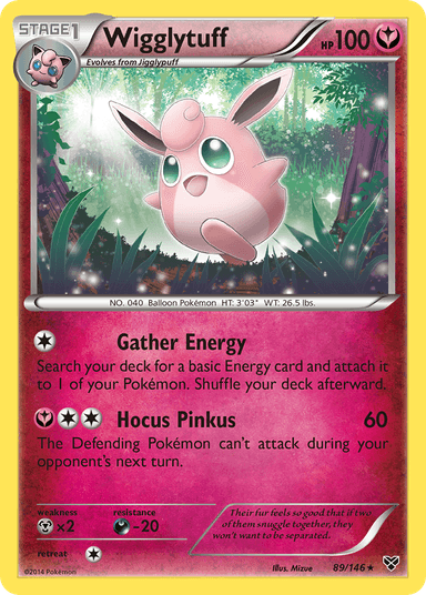 Carta Wigglytuff 89/146 do set XY — Pokémon TCG | Bynx
