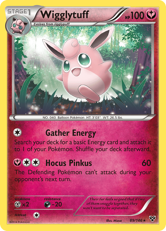 Carta Wigglytuff 89/146 do set XY — Pokémon TCG | Bynx