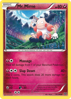 Mr. Mime 91 — XY