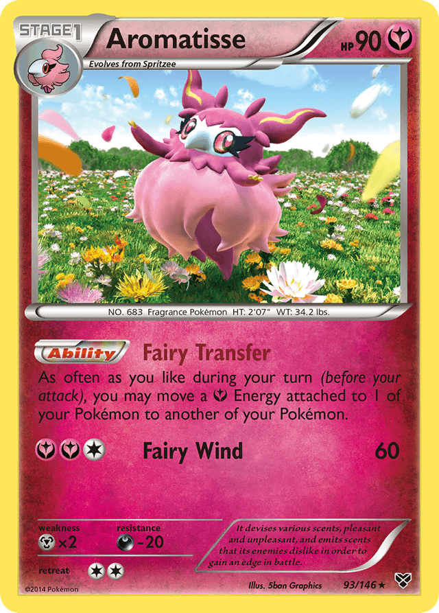 Carta Aromatisse 93/146 do set XY — Pokémon TCG | Bynx