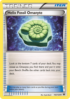 Helix Fossil Omanyte 102/124 — Fusão de Destinos