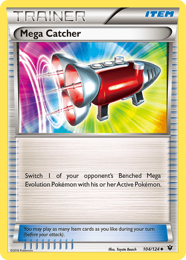 Carta Mega Catcher 104/124 do set Fates Collide — Pokémon TCG | Bynx
