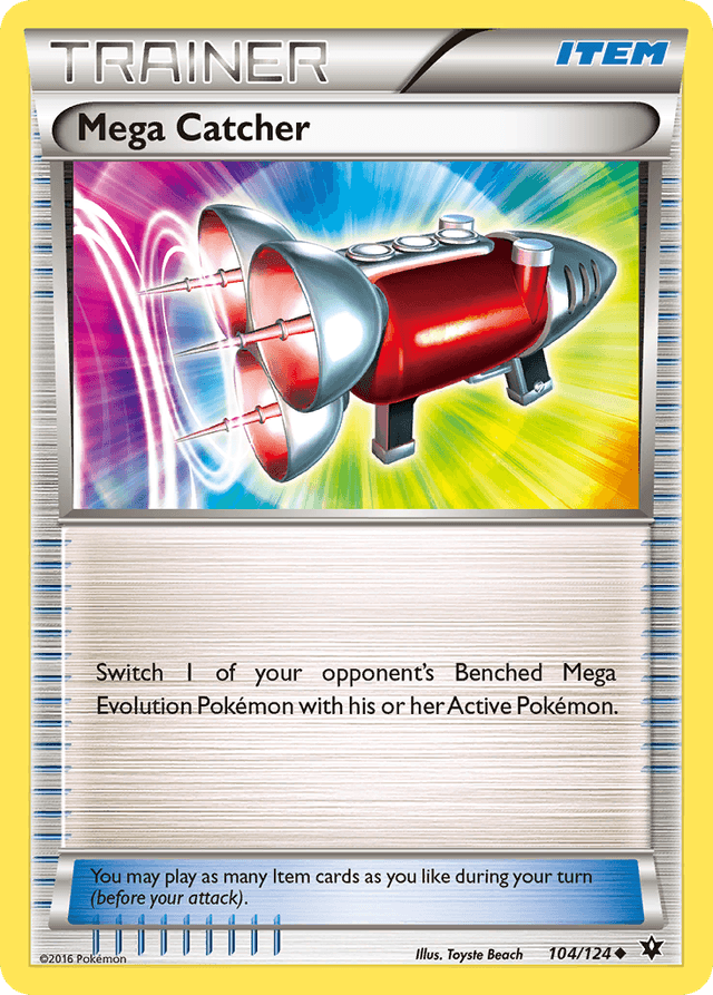 Carta Mega Catcher 104/124 do set Fates Collide — Pokémon TCG | Bynx