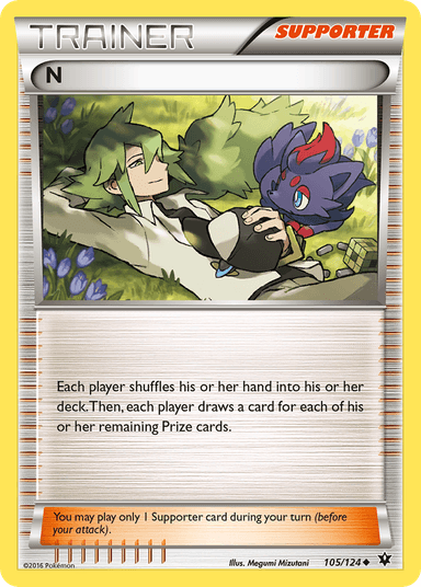Carta N 105/124 do set Fates Collide — Pokémon TCG | Bynx