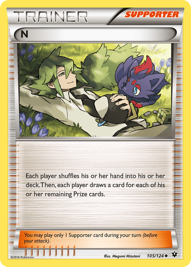 Carta N 105/124 do set Fates Collide — Pokémon TCG | Bynx