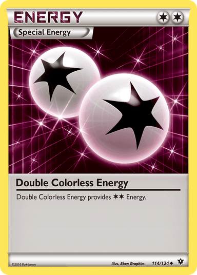 Carta Double Colorless Energy 114/124 do set Fates Collide — Pokémon TCG | Bynx