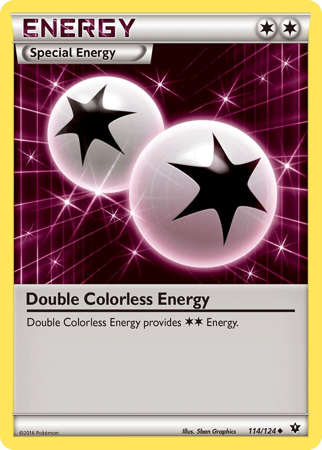 Carta Double Colorless Energy 114/124 do set Fates Collide — Pokémon TCG | Bynx