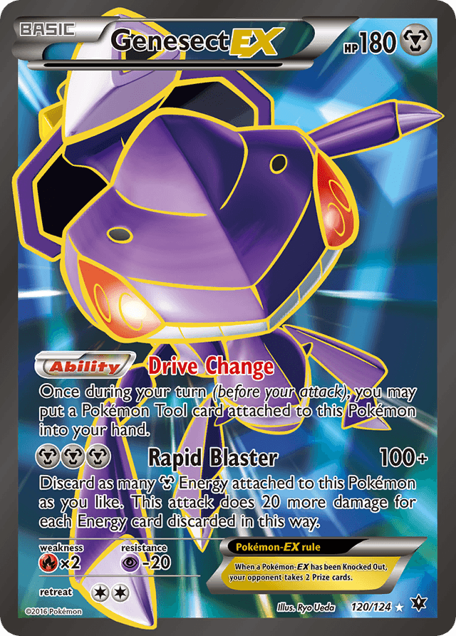 Carta Genesect-EX 120/124 do set Fates Collide — Pokémon TCG | Bynx