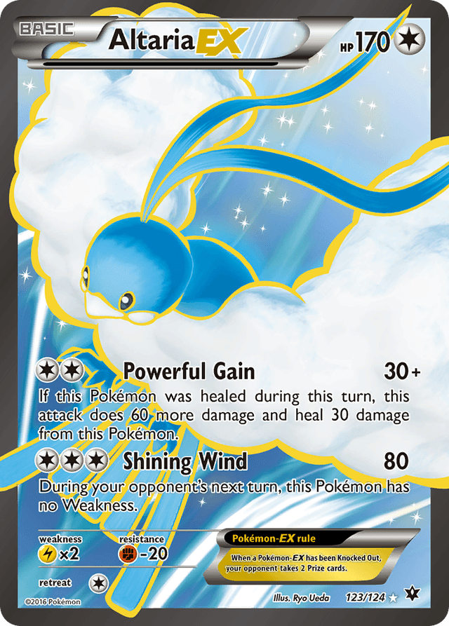 Carta Altaria-EX 123/124 do set Fates Collide — Pokémon TCG | Bynx