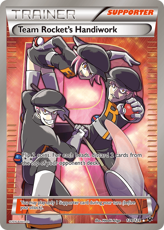 Carta Team Rocket's Handiwork 124/124 do set Fates Collide — Pokémon TCG | Bynx