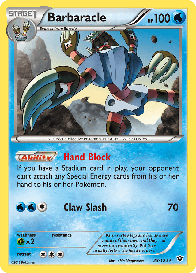 Carta Barbaracle 23/124 do set Fates Collide — Pokémon TCG | Bynx