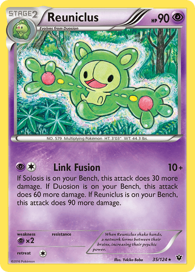 Carta Reuniclus 35/124 do set Fates Collide — Pokémon TCG | Bynx