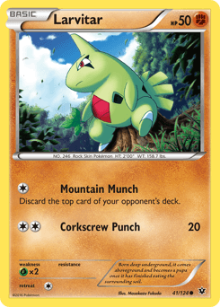 Larvitar 041/124 — Fates Collide