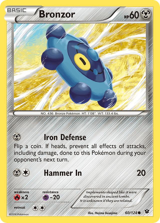 Carta Bronzor 60/124 do set Fates Collide — Pokémon TCG | Bynx
