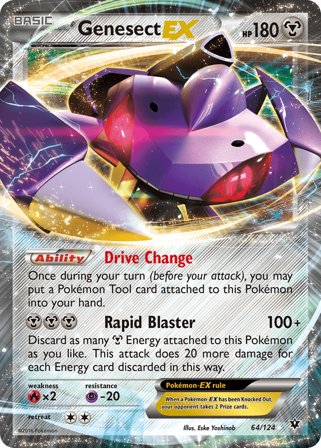 Carta Genesect-EX 64/124 do set Fates Collide — Pokémon TCG | Bynx