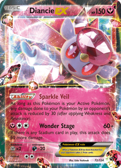 Diancie-EX 72 — Fates Collide