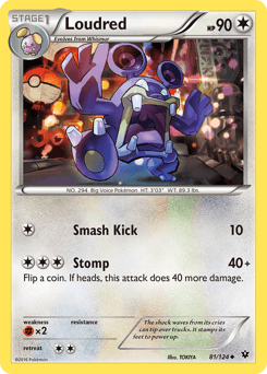 Loudred 081/124 — Fates Collide