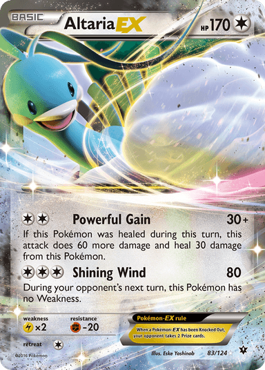 Carta Altaria-EX 83/124 do set Fates Collide — Pokémon TCG | Bynx