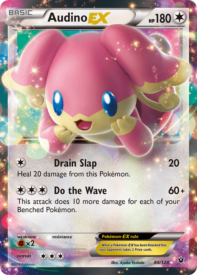 Carta Audino-EX 84/124 do set Fates Collide — Pokémon TCG | Bynx