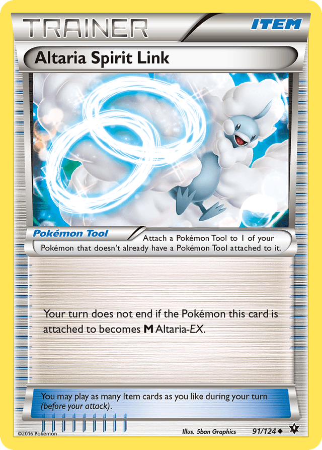 Carta Altaria Spirit Link 91/124 do set Fates Collide — Pokémon TCG | Bynx