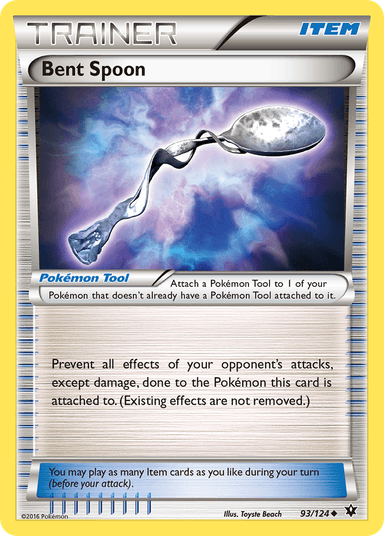 Carta Bent Spoon 93/124 do set Fates Collide — Pokémon TCG | Bynx