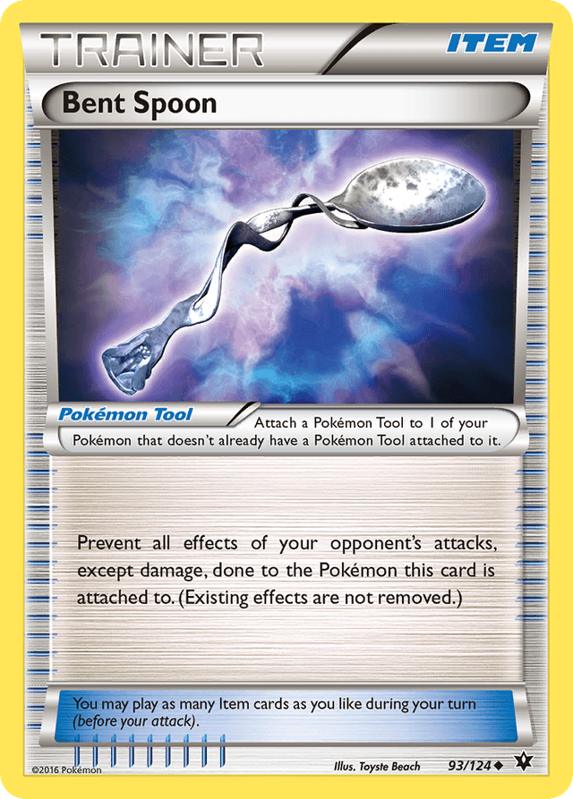Carta Bent Spoon 93/124 do set Fates Collide — Pokémon TCG | Bynx