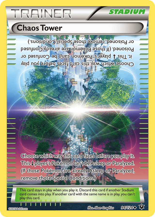 Carta Chaos Tower 94/124 do set Fates Collide — Pokémon TCG | Bynx
