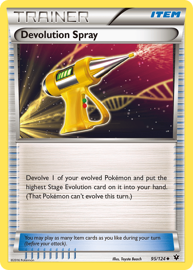 Carta Devolution Spray 95/124 do set Fates Collide — Pokémon TCG | Bynx