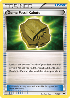 Dome Fossil Kabuto 96/124 — Fusão de Destinos