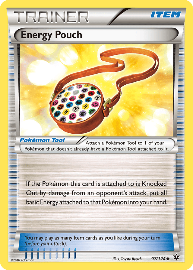 Carta Energy Pouch 97/124 do set Fates Collide — Pokémon TCG | Bynx