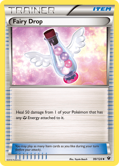 Carta Fairy Drop 99/124 do set Fates Collide — Pokémon TCG | Bynx