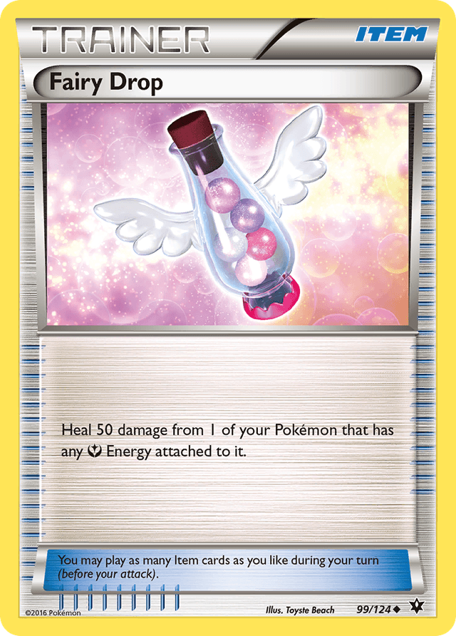 Carta Fairy Drop 99/124 do set Fates Collide — Pokémon TCG | Bynx