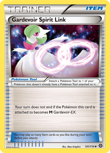 Carta Gardevoir Spirit Link 101/114 do set Steam Siege — Pokémon TCG | Bynx