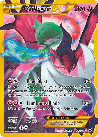 Carta Gardevoir-EX 116/114 do set Steam Siege — Pokémon TCG | Bynx