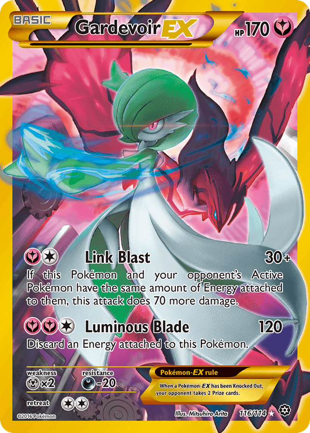Carta Gardevoir-EX 116/114 do set Steam Siege — Pokémon TCG | Bynx