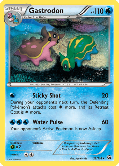 Carta Gastrodon 29/114 do set Steam Siege — Pokémon TCG | Bynx