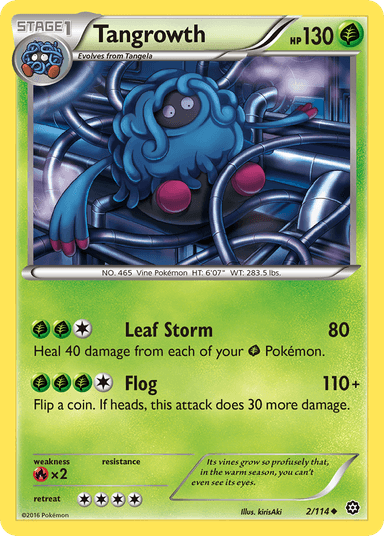 Carta Tangrowth 2/114 do set Steam Siege — Pokémon TCG | Bynx