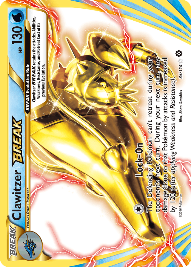 Carta Clawitzer BREAK 35/114 do set Steam Siege — Pokémon TCG | Bynx