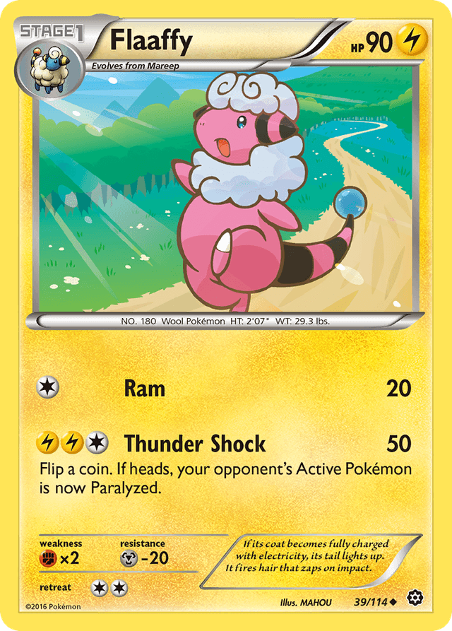 Carta Flaaffy 39/114 do set Steam Siege — Pokémon TCG | Bynx