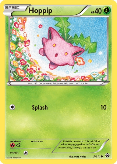 Carta Hoppip 3/114 do set Steam Siege — Pokémon TCG | Bynx