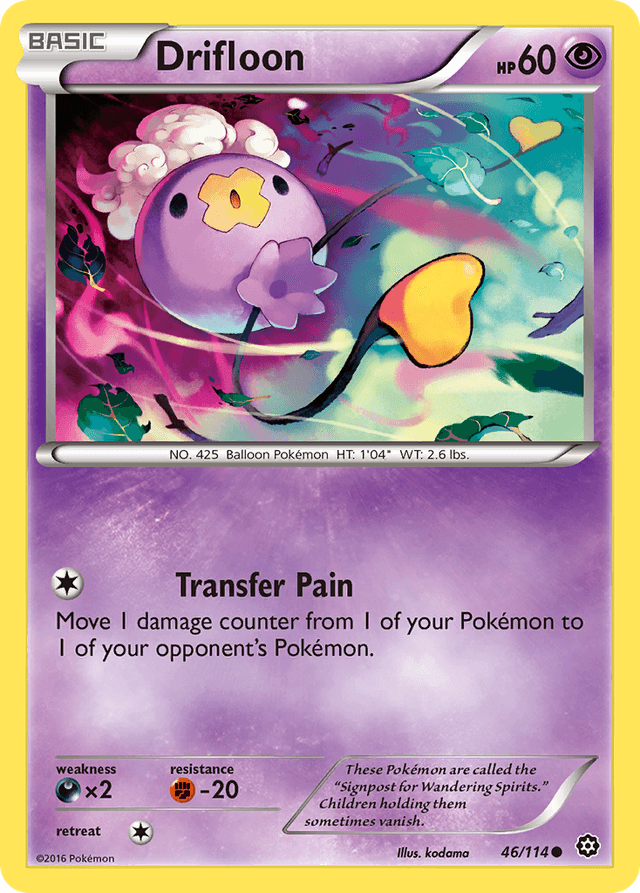 Carta Drifloon 46/114 do set Steam Siege — Pokémon TCG | Bynx