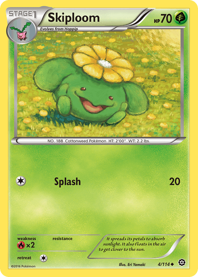 Carta Skiploom 4/114 do set Steam Siege — Pokémon TCG | Bynx