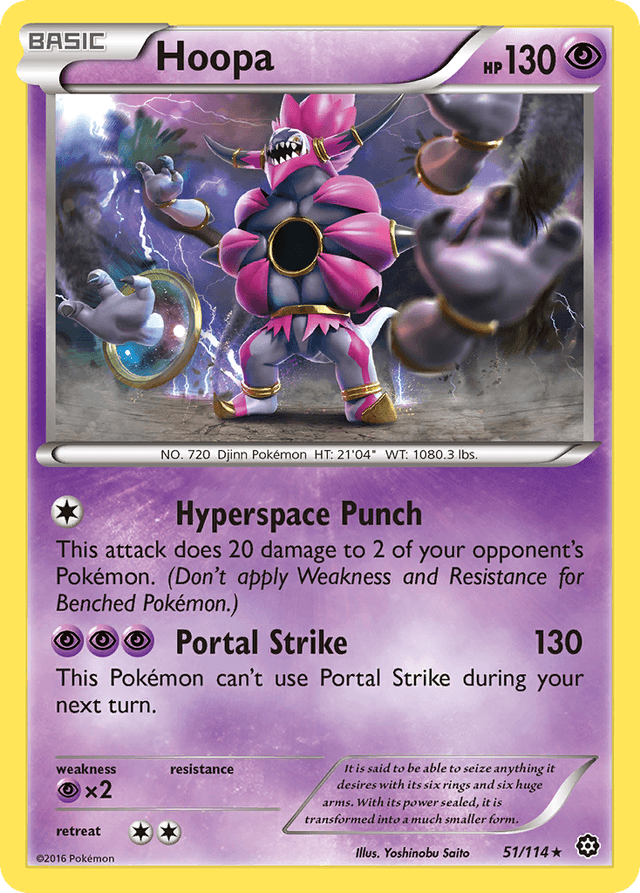 Carta Hoopa 51/114 do set Steam Siege — Pokémon TCG | Bynx