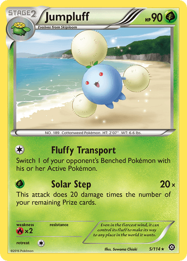 Carta Jumpluff 5/114 do set Steam Siege — Pokémon TCG | Bynx