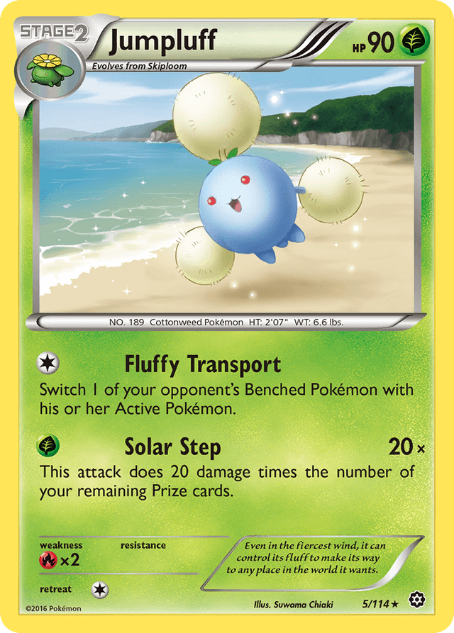 Carta Jumpluff 5/114 do set Steam Siege — Pokémon TCG | Bynx