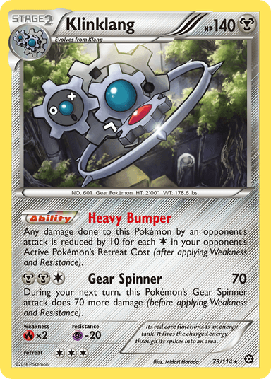 Carta Klinklang 73/114 do set Steam Siege — Pokémon TCG | Bynx