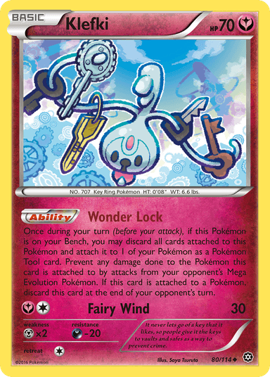 Carta Klefki 80/114 do set Steam Siege — Pokémon TCG | Bynx