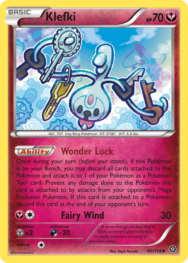 Carta Klefki 80/114 do set Steam Siege — Pokémon TCG | Bynx